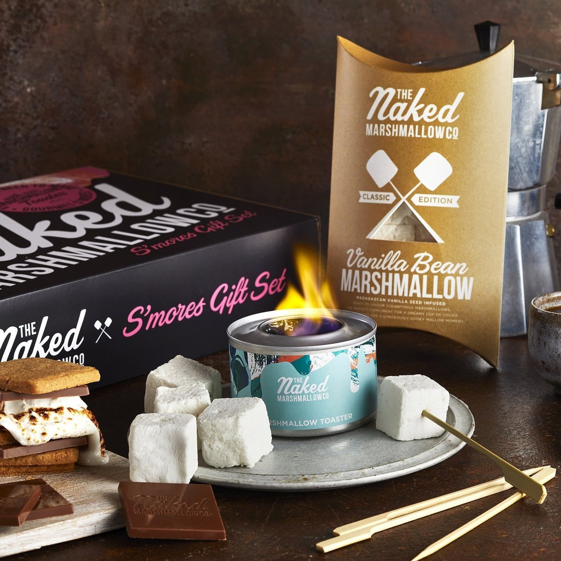 Gourmet Marshmallows S'mores Gift Set The Naked Etsy