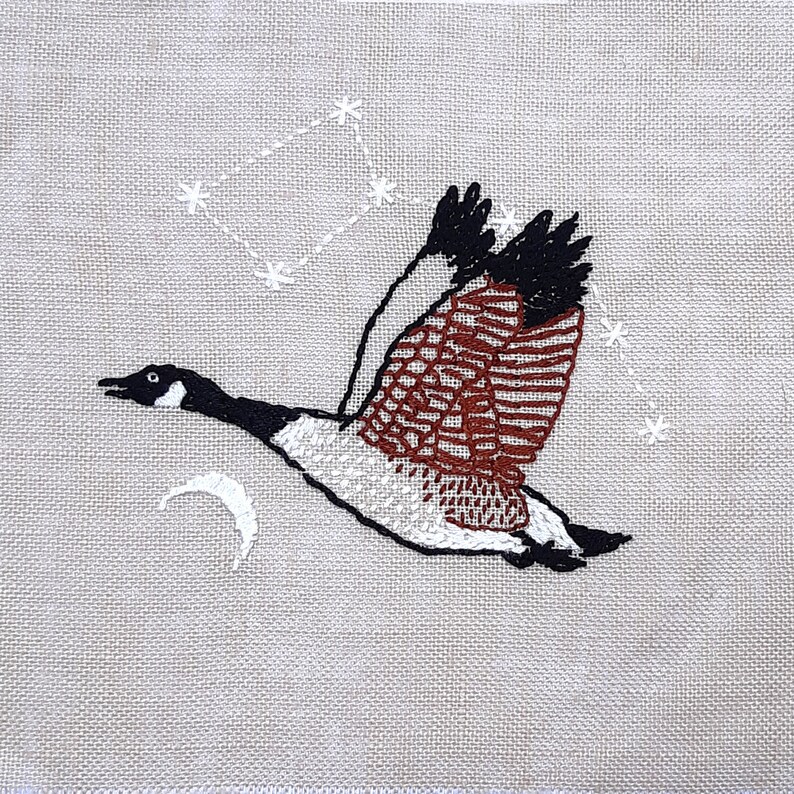 Red canada maple leaf hand embroidery kit preprinted  etsy Red canada maple leaf hand embroidery kit preprinted  etsy