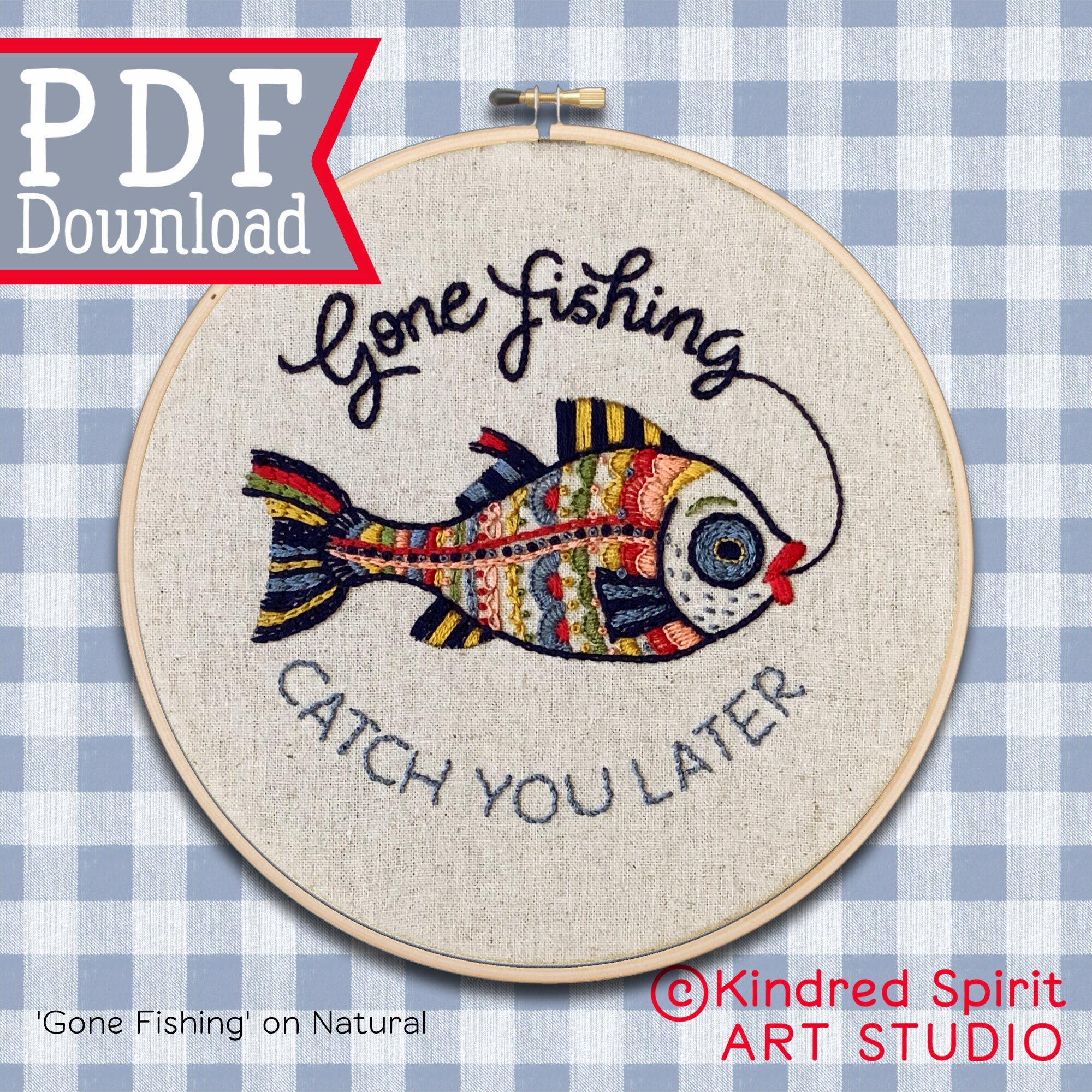 GO! Gone Fishing with Dad Embroidery Specialty Designs - AccuQuilt