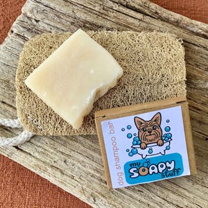 Dog Shampoo Bar with organic essential oils ; Natural Tea tree Soap ; Pet Grooming ; Solid eco friendly wash ; Dog mom gift box