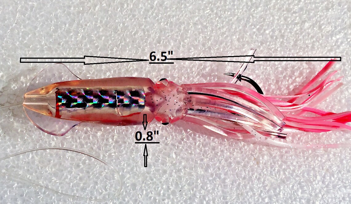 120LB Squid Rig Lure Halibut Redfish Grouper Salmon Tuna Etsy