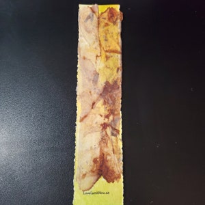 UPCYCLED COLLAGE BOOKMARK made of repurposed materials for Earth lovers