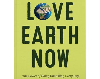 Eco-Mindfulness Gift Set: Signed 'Love Earth Now' Book, Bookmark & Handcrafted Gift Tag