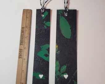 BOOKMARKS made of repurposed papers, set of 2