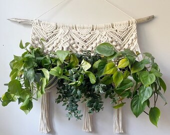 Triple Macrame Plant Hanger - Etsy