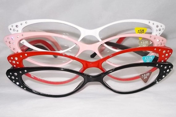 Unique Cat Eye Red & Pink Glasses for Women