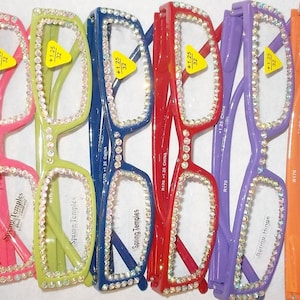 SALE Reading glasses a rainbow of colors readers, last of stock. Lots of options and strengths