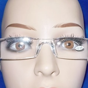 Reading glasses rimless rhinestone lots of strengths available free USA shipping