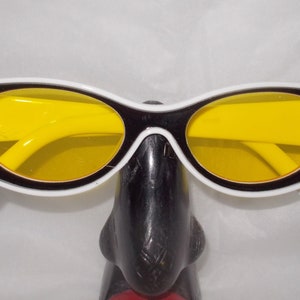 Yellow Oval Sunglasses - Etsy display picture 2