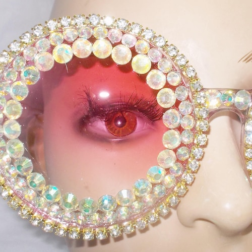 1 Pezzo Occhiali Da Lettura Alla Moda Con Strass A Forma Di - Foto 10