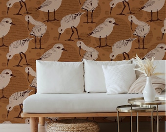 Tapeta samoprzylepna z motywem biegusa z połowy XX wieku