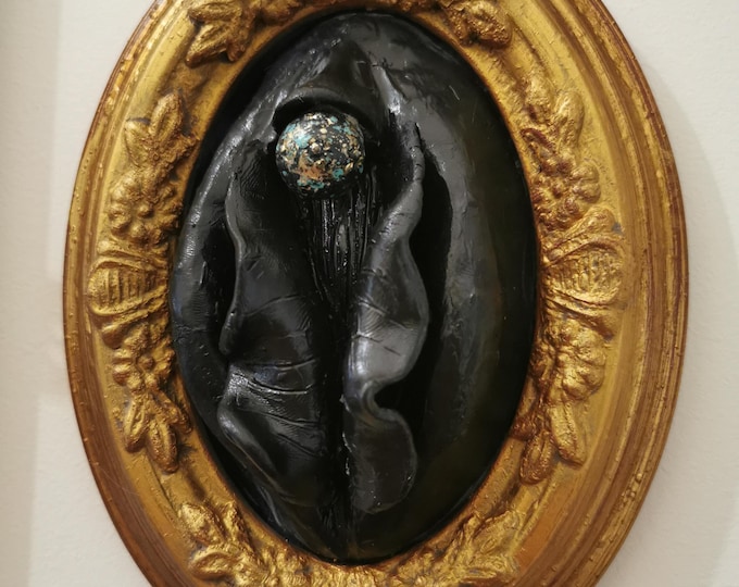 Vulva Vagina Pussy Sculpture With Frame Feminist Wall Art - Etsy