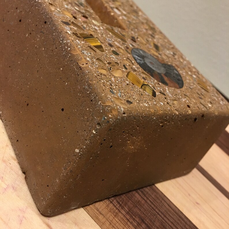 Concrete Business CardCell Phone holder