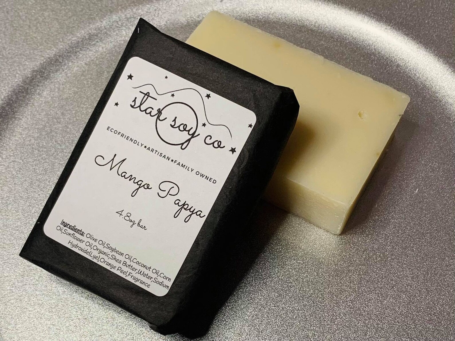 Handmade All Natural Soap Bars Cold Process Soap 4.80z Etsy