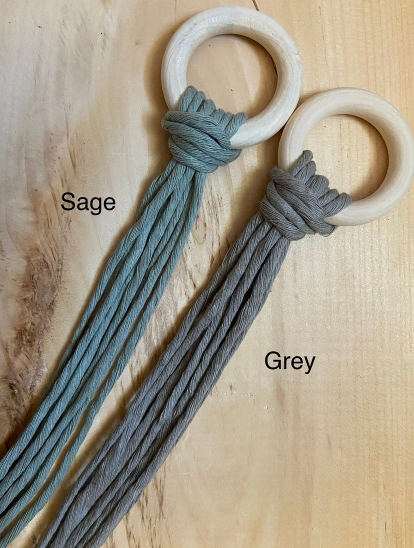 Simple Rope Macrame Plant Hanger Minimalist Plant Hanger Etsy