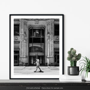 Chicago Architecture, Black and White, Chicago Photograph, Wall Art, Fine Art Print, Urban, City, Chicago Prints, Large Wall Art Print