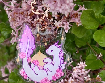 Sakura Dragon | Nyckelring i akryl, Sakura, Berlock
