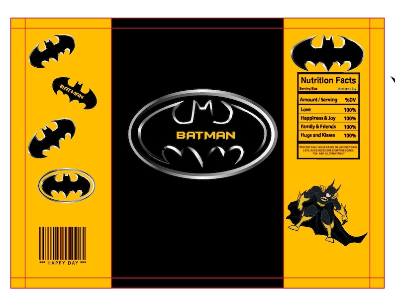 BATMAN chip bag | Etsy