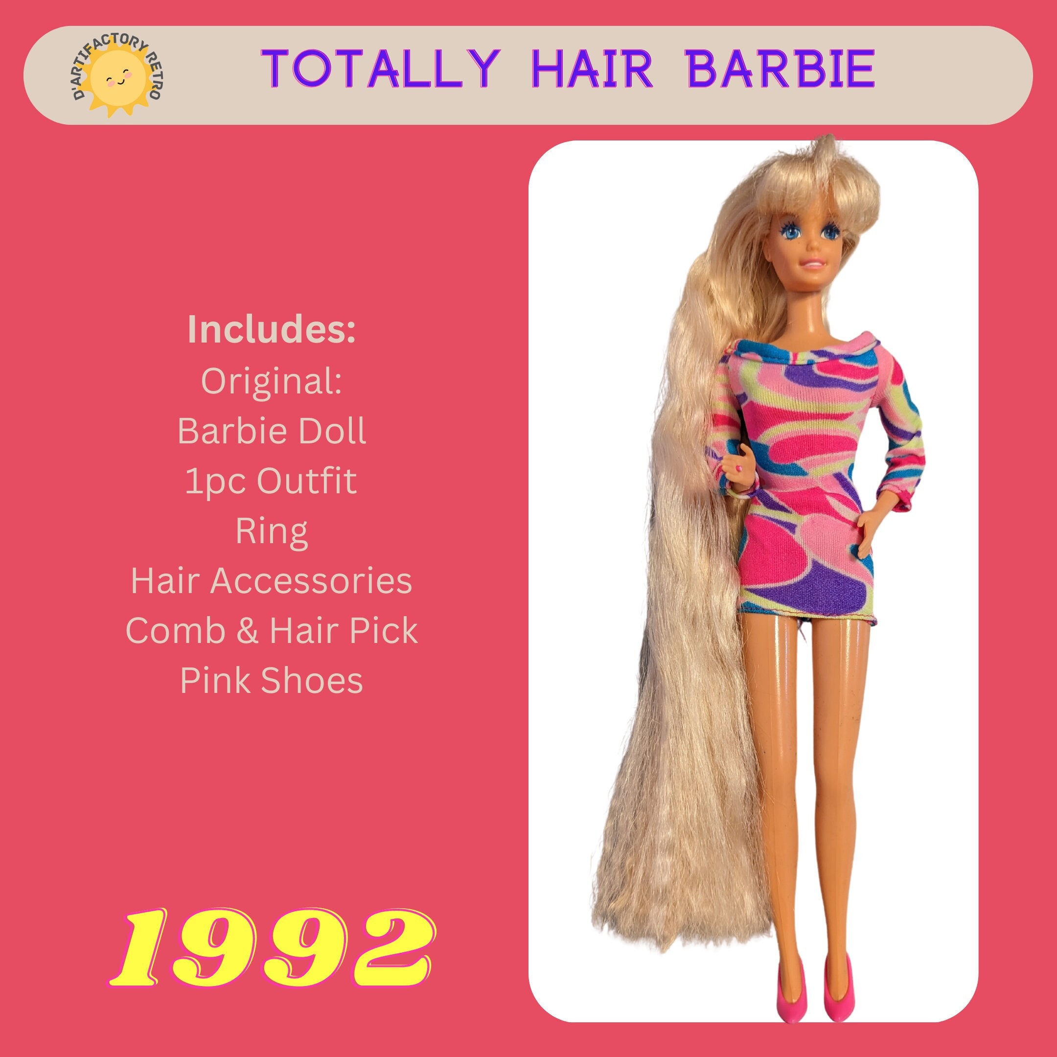 Totally Hair Barbie - Etsy