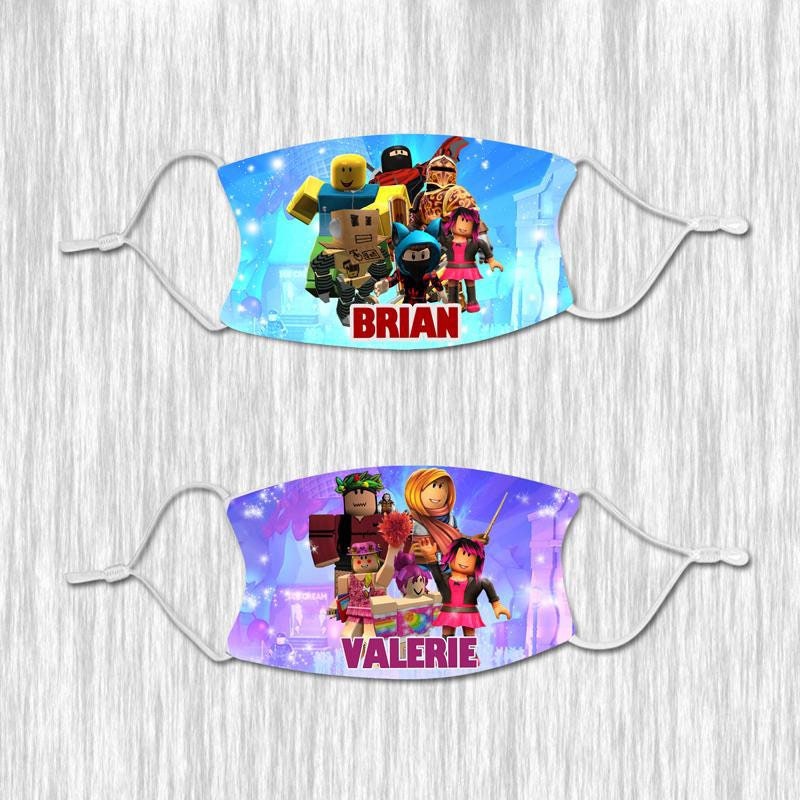 Roblox Face Mask with Name- 1 unit
