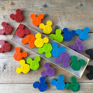 Set van 7 Mickey-kleurpotloden