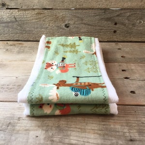 Handmade Wildlife Burp Cloth