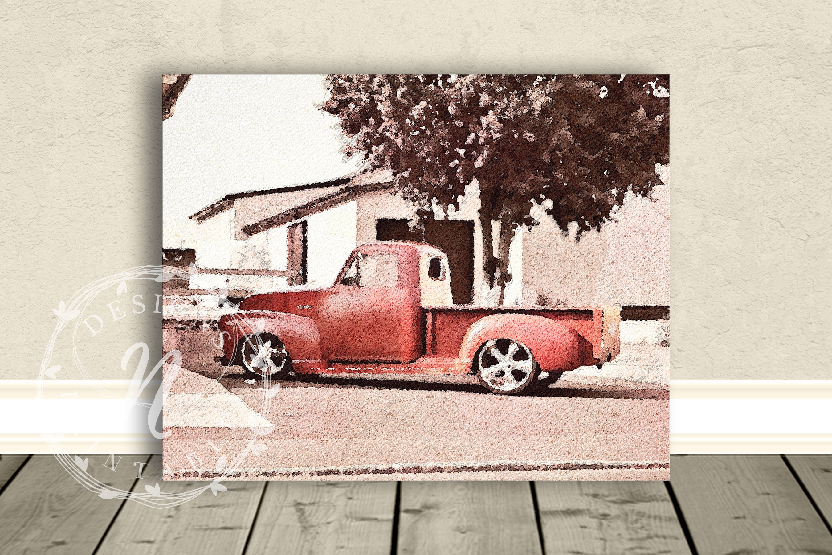 Vintage Truck Wall Art Boy Wall Art Office Wall Decor Man Etsy