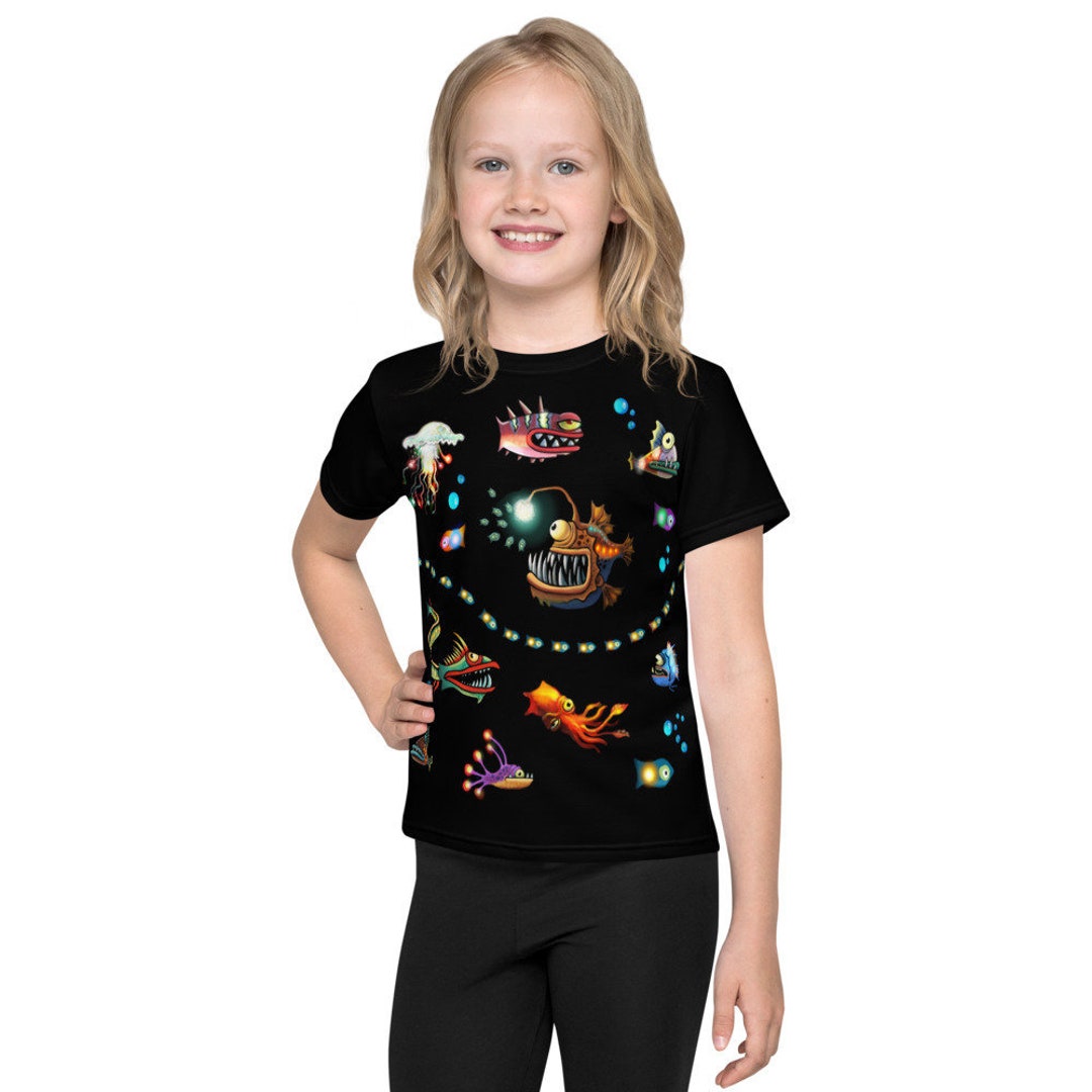 Kids Deep Sea T-shirt - Etsy
