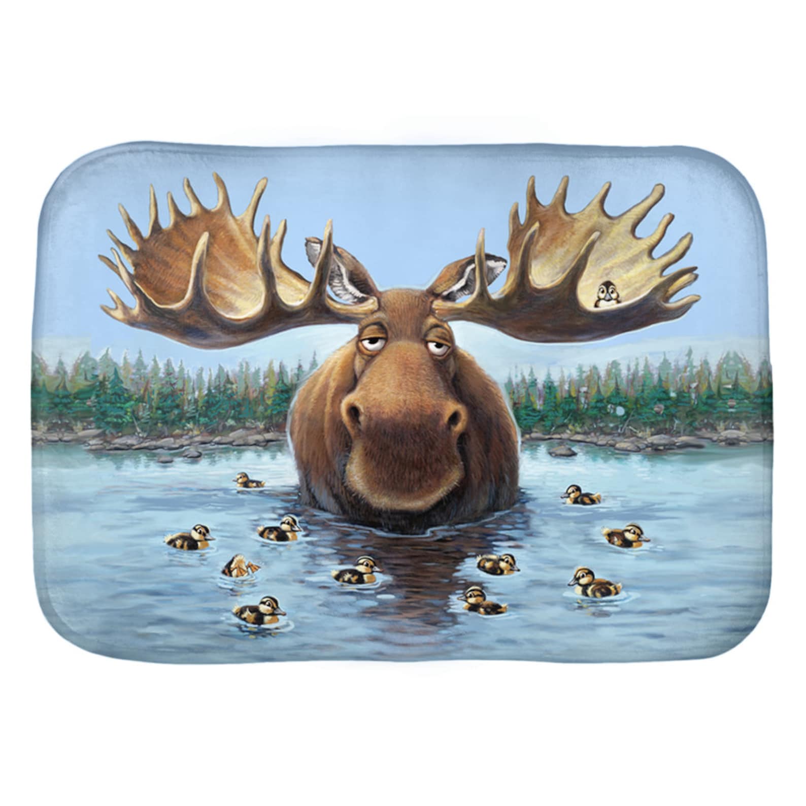 Moose Bath Mat moose Home Decor moose Bathroom Rug Unusual Etsy