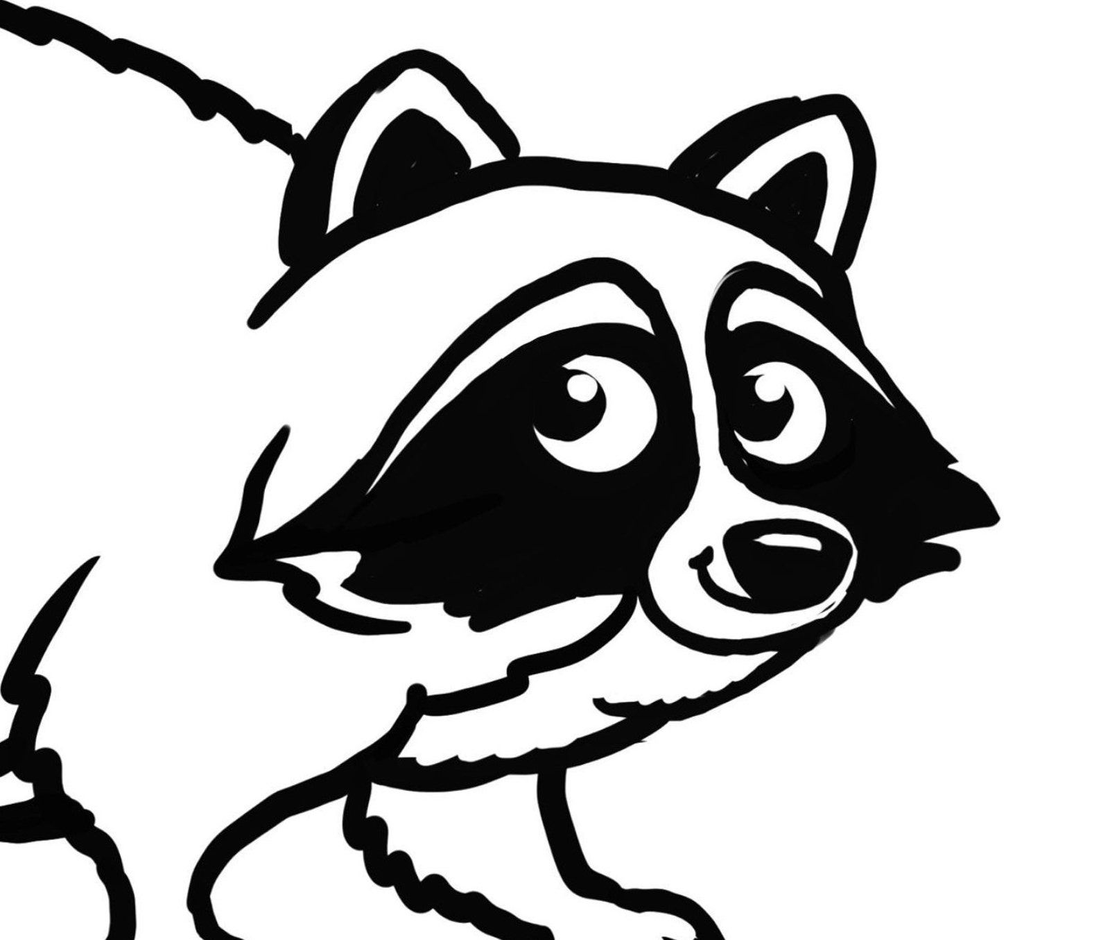 Raccoon Svg File Raccoon SVG Cut File for Cricut Cute Woodland | Etsy