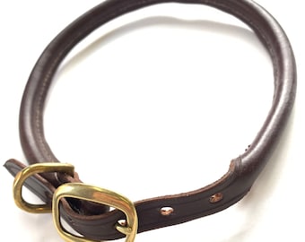 Collar de perro de cuero enrollado, collar de perro pequeño, collar de perro de cuero, collar de perro de cuero de lujo, accesorios para mascotas, collar de mascotas, collar de perro hecho a mano