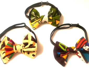 Boy Bow Ties, Kids Bows, Baby Bows, Toddler Bow Ties, Handmade Bow Ties, African Print Bows, Baby Gift, Adjustable Bows, African Print