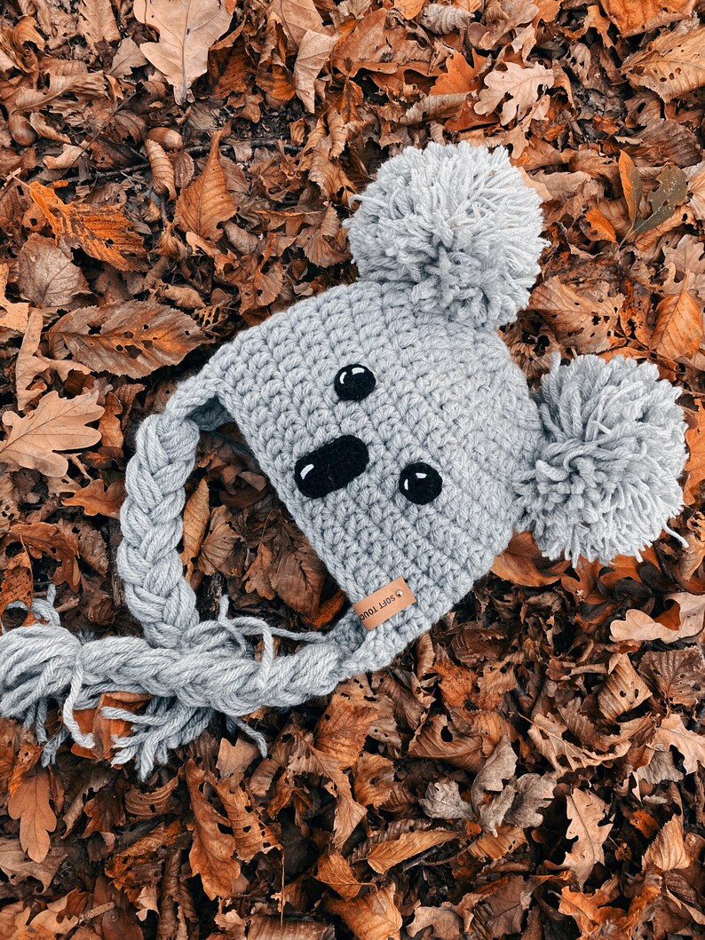 Crochet Hat Pattern Crochet Koala Hat Pattern/ Crochet Animal Etsy