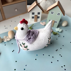 crochet chicken pattern, easter crochet