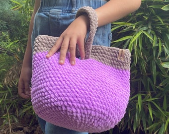crochet pattern knot bag pattern, crochet bag pattern, VIDEO tutoria, crochet knot bag, Bucket bag, clutch, Handbag,easy crochet bag