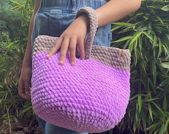 crochet pattern knot bag pattern, crochet bag pattern, VIDEO tutoria, crochet knot bag, Bucket bag, clutch, Handbag,easy crochet bag