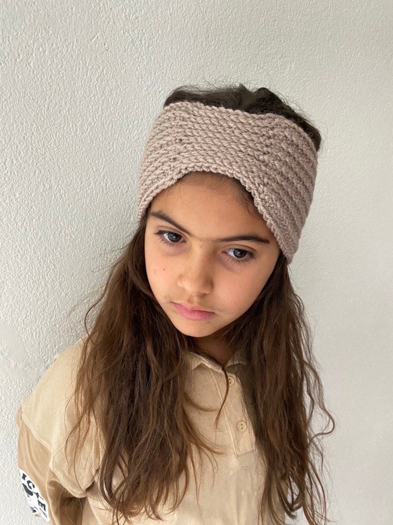 crochet headband pattern/ headband 4 sizes/ headband for girls/headband for womans /easy crochet pattern/ headband pattern/ PDF image 6