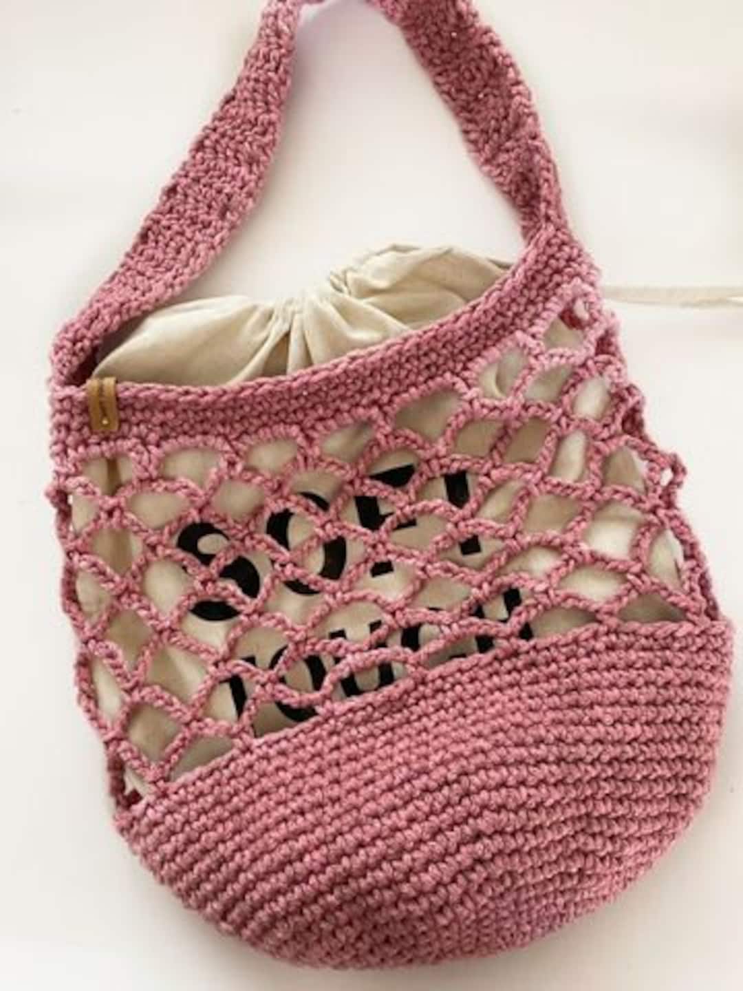 Crochet Pattern, Crochet Market Bag, Video Tutorial,crochet