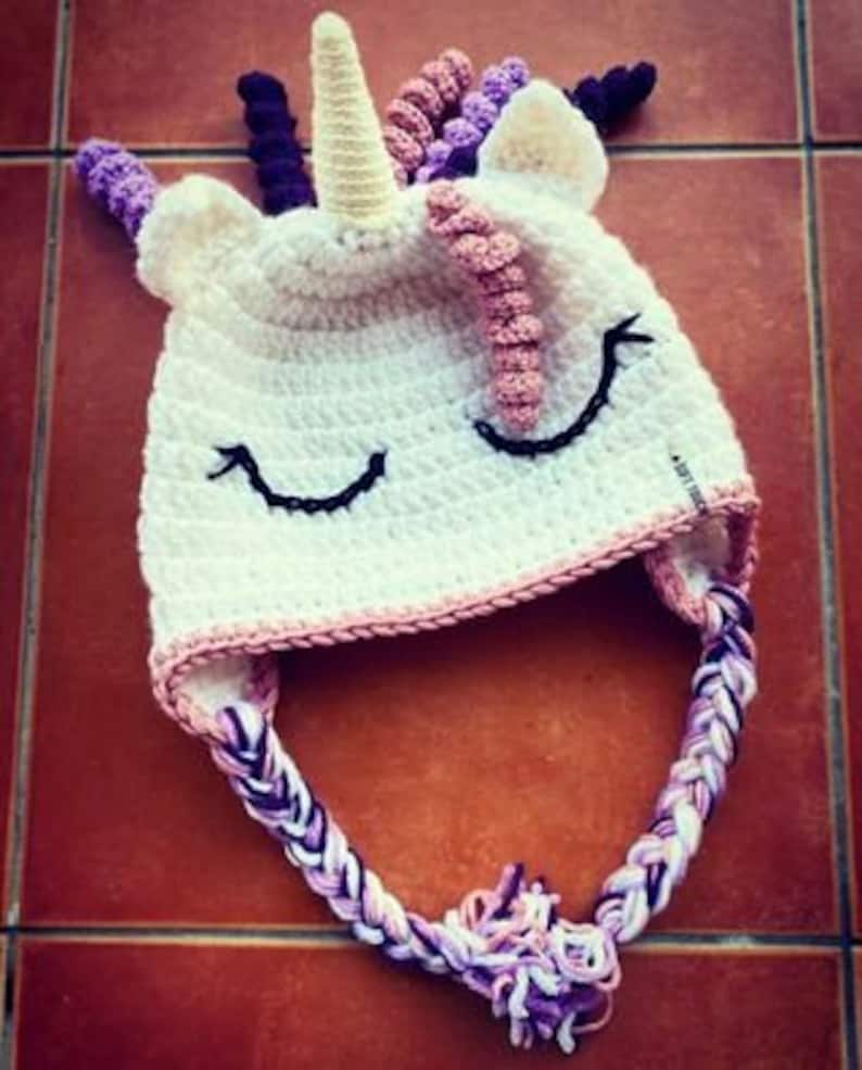 Crochet Pattern Crochet Unicorn Hat Pattern Crochet Animal Etsy