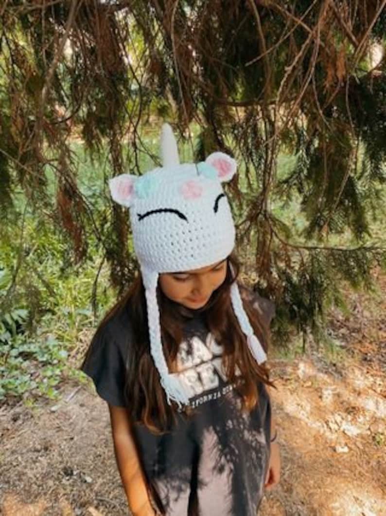 Crochet Pattern Crochet Unicorn Hat Pattern Crochet Animal Etsy