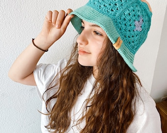 bucket hat pattern / crochet pattern / summer buket hat / sun hat pattern / easy pattern