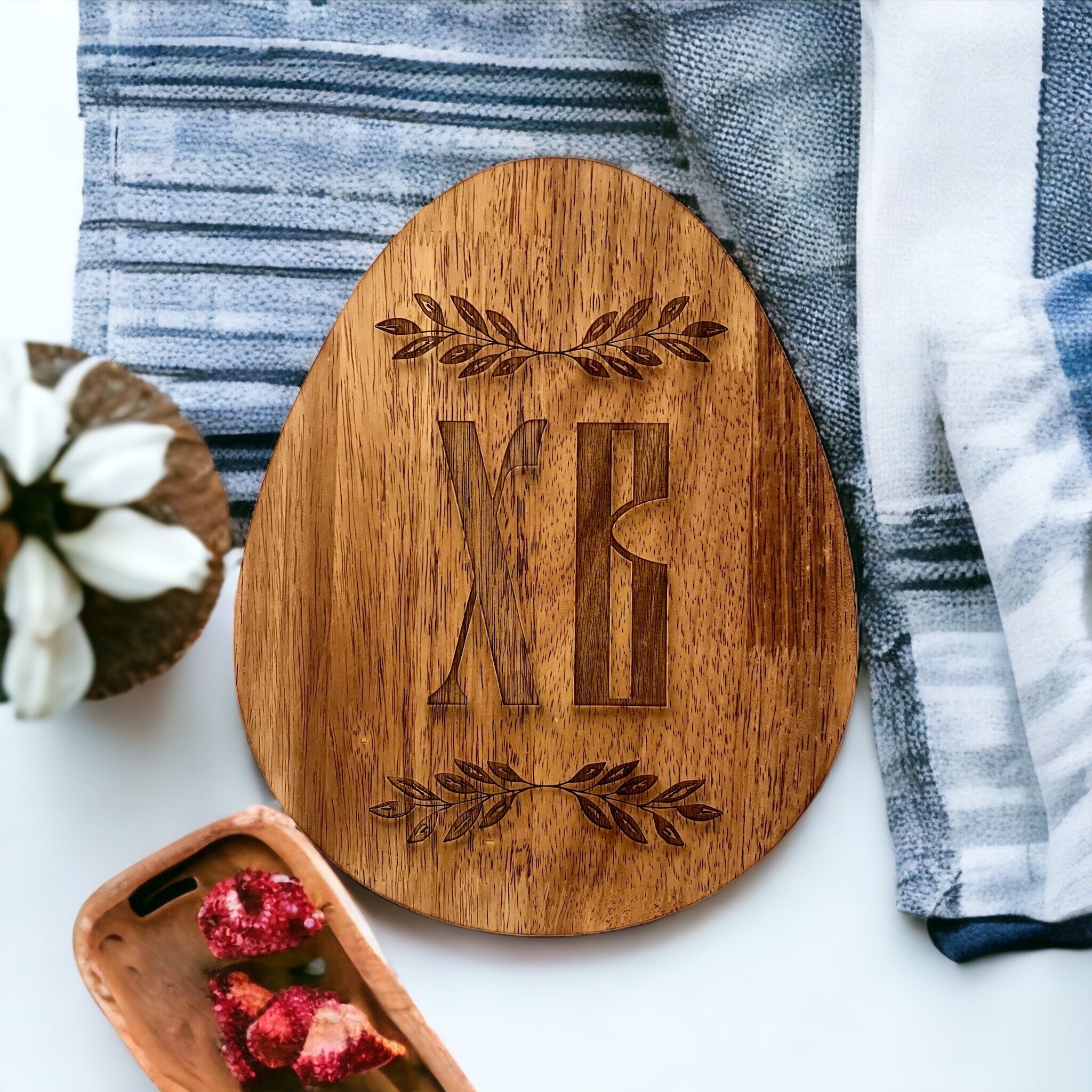 Easter Serving Tray Duo Kulich and Cheese Paskha Serving Trays Large