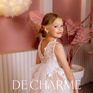 Lace flower girl dress,First communion dress,Tutu dress,Girl party dress,Toddler dress,Tulle flower girl dress,Girl long dresses,Ball gown
