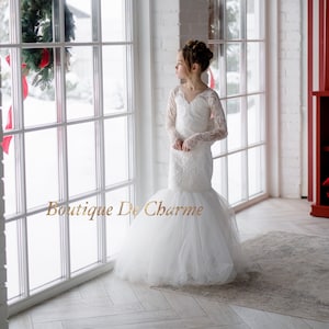 Mermaid junior bride dress online
