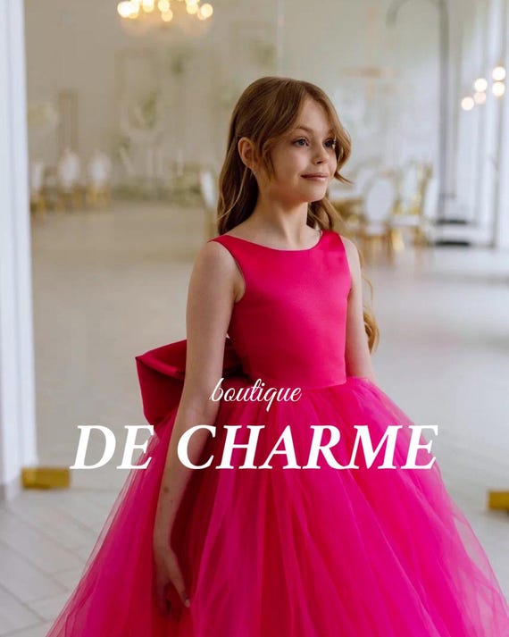 fuchsia junior bridesmaid dresses Fuchsia Bridesmaid Dress,Trumpet Bridesmaid Dress,Satin Off the Shoulder Bridesmaid Dress,BD00013, US20W / Red main image 1