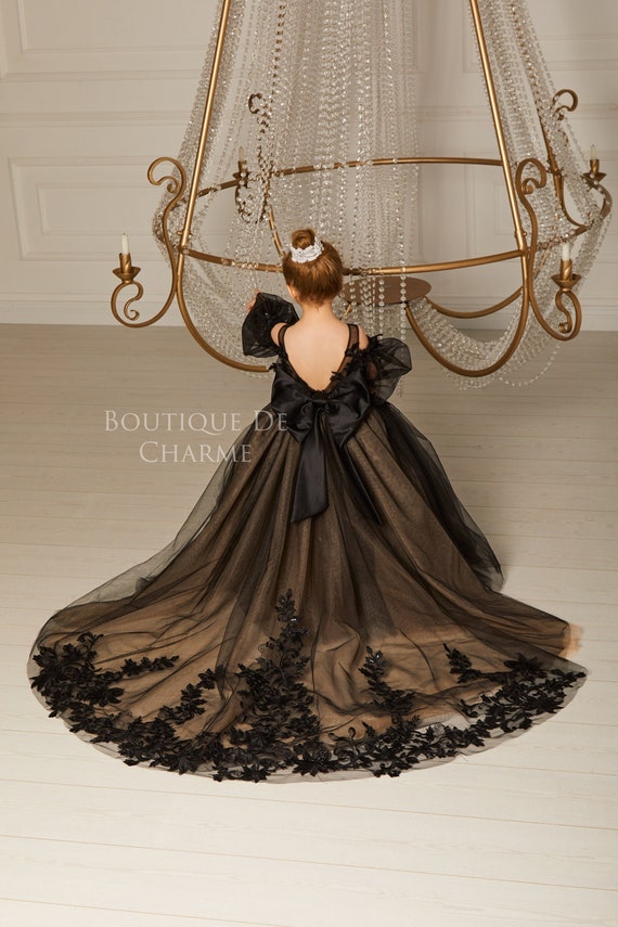 black lace birthday dress Claudia Black Lace Midi Dress, M main image 1