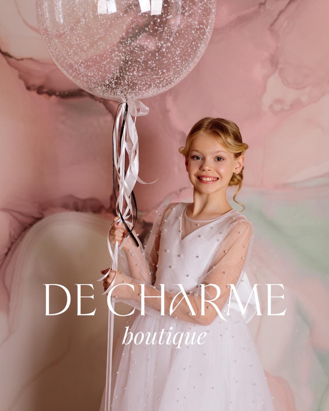 Tulle Kiddie Communion Gown GCHK153