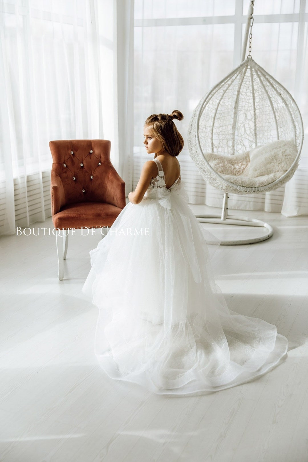 Encaje Vestido NiÃ±a Amazon Flores Vestidos De Comunion Amazon