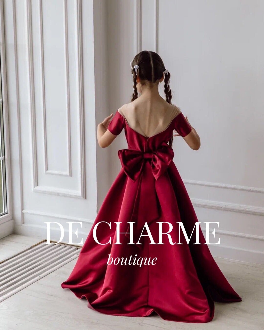 burgundy dress with bow Burgundy Short Dress With Bow Detail