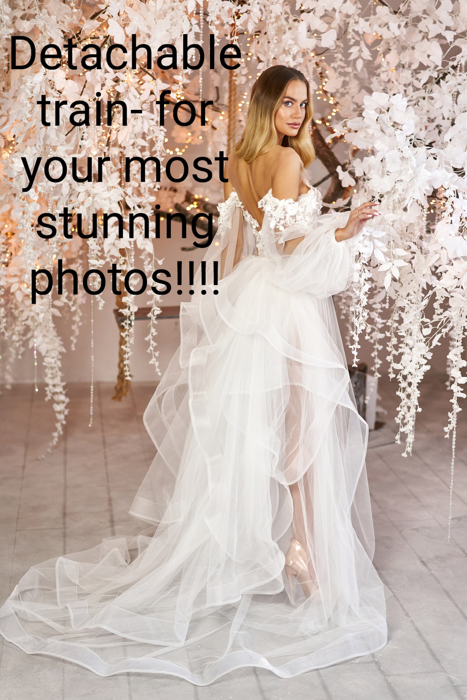 Luxury Bridal Robe Lace Wedding Robe Tulle Robe Bridal | Etsy
